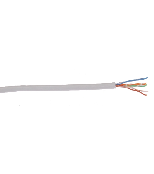 Кабель IEK витая пара U/UTP категории 5E 4 пары PVC 1м сер. GENERICA (305м)