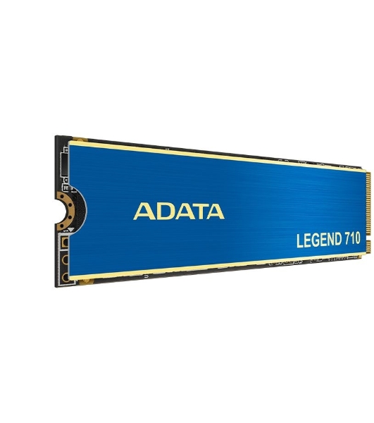 Накопитель SSD ADATA LEGEND 710, 256Gb, PCIe 3.0 x4, M.2 2280, NVMe, R/W 2100/1000, с радиатором