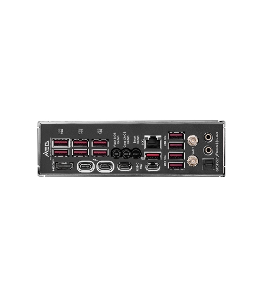 Материнская плата MSI MEG Z890 ACE, LGA 1851, Intel Z890, 4xDDR5, 4xSATA, 5xM.2, 1xPCIe 5.0 x16, 1xPCIe 5.0 x8, 1xPCIe 4.0 x4, 1xHDMI, 1x 10Gb LAN, 11xUSB-A 3.2 Gen 2, 2xUSB-C 3.2 Gen 2, 2xThunderbolt 4, 2x3.5 мм, 7.1, ATX