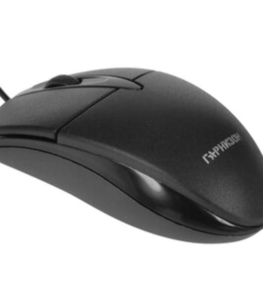Мышь проводная Гарнизон GM-220XL черный, 1000 dpi, USB, кнопки - 3