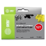 Картридж струйный Cactus CS-CLI521Y желтый (8.4 мл.) для Canon Pixma MP540/MP550/MP620/MP630/MP640/MP660/MP980/MP990/iP3600/iP4600/iP4700/MX860, фото 1