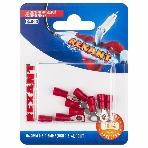 Наконечник кольцевой Rexant изолированный, ø4.3 мм, 0.5-1.5 мм², НКи 1.5-4/НКи 1,25-4/RVL1.25-4, красный, в упак. 10 шт., фото 1