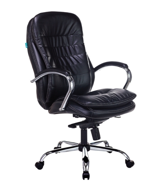 Кресло Бюрократ T-9950/BLACK-PU черный, экокожа