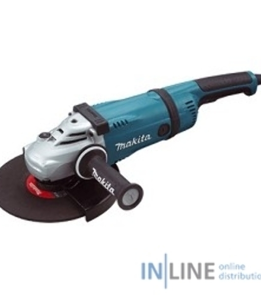Шлифовальные машины Makita GA9040SF01 УШМ,ф230мм, 2600Вт,6600об\м,5.5кг,кор,суперфланец,плавный пуск,антивиб рукоятка