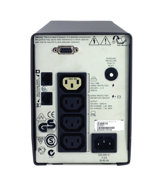 Источник бесперебойного питания APC Smart-UPS SC SC620I 390Вт 620ВА черный