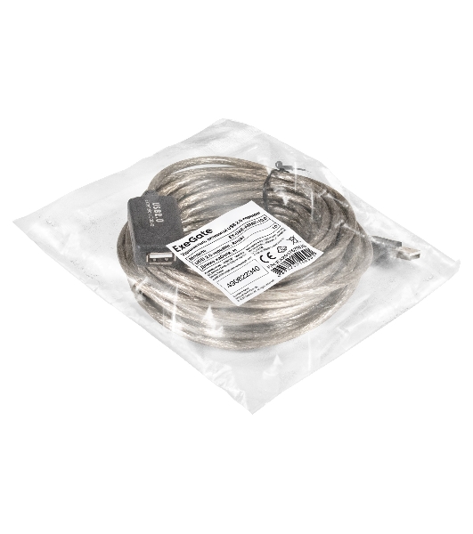 Удлинитель активный USB2.0-repeater ExeGate EX-UAE-AMAF-10.0 (Am/Af, 10м)