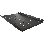 Полка стационарная NTSS NTSS-FS-H-1000-BL 1U нагр.:100кг. 19' 750мм черный (упак.:1шт), фото2