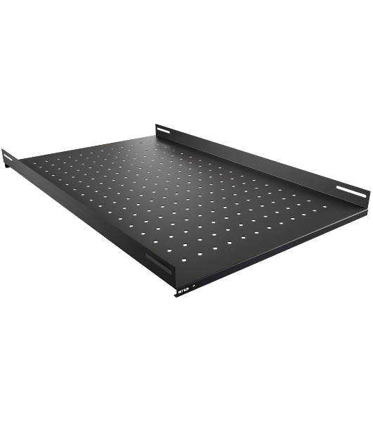 Полка стационарная NTSS NTSS-FS-H-1000-BL 1U нагр.:100кг. 19' 750мм черный (упак.:1шт)