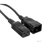 Кабель питания (UPS) ExeGate Power EC20-3P (С19->С20) VDE-250V-3*1.5-СU, 16А, черный, 3м, фото2