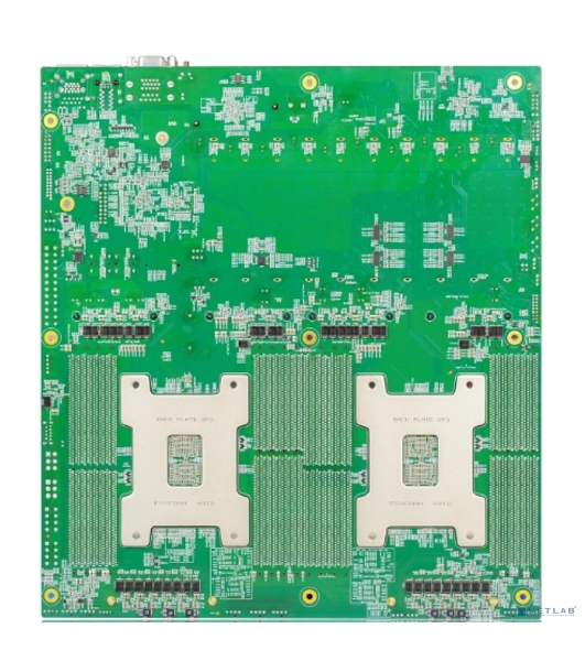 Материнская плата серверная Gooxi G2DERO-B-PK2, 2xSP3, AMD EPYC, 16xDDR4, 2xMiniSAS HD, 1xM.2, 4xPCIe 4.0 x16, 6xPCIe 4.0 x8, 1xVGA, 2x1Gb LAN, 2xUSB-A 5Gbps, 1x3.5 мм, 7.1, E-ATX