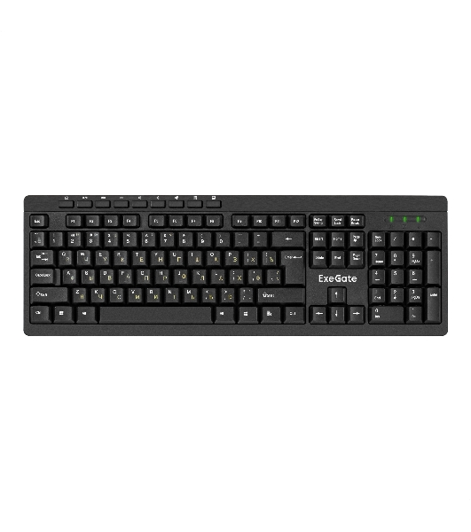 Комплект клавиатура+мышь ExeGate Professional Standard Combo MK260 беспроводной, USB, 1200 DPI, чёрный