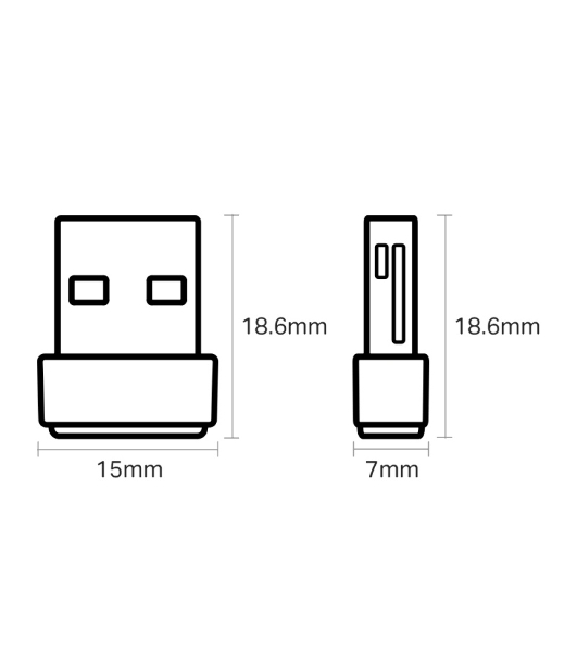 Адаптер TP-Link Archer T2U NANO AC600 Nano Wi-Fi USB-адаптер