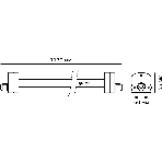 Светильник светодиодный Gauss IP65 1170x60x55мм 36Вт 2500lm 6500К линейн. мат. с возм. соед. в линию, фото 1
