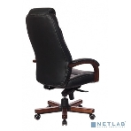 Кресло Бюрократ T-9923WALNUT/BLACK черный, кожа, фото22