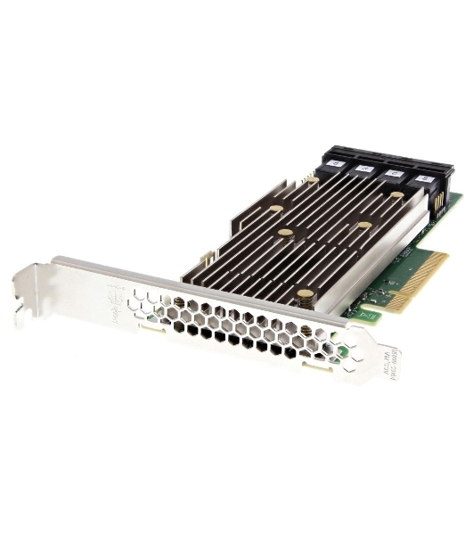 Контроллер MegaRAID 9460-16I SGL (05-50011-00), PCIe 3.1 x8 LP, SAS/SATA/NVMe, RAID 0,1,5,6,10,50,60, 16port(4 * int SFF8643), 4Gb Cache, 3516ROC