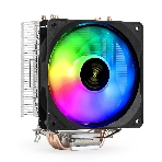 Кулер для процессора ExeGate Wizard EXX400V2-PWM.FRGb серебристый, 120 мм, алюминий/медь, 2400 об/мин, 24 дБ, 4 pin, 140 Вт, 155 мм, фото 1