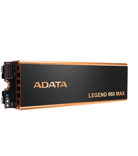 Накопитель SSD ADATA LEGEND 960 MAX, 4Tb, M.2 2280, PCIe 4.0 x4, NVMe, R/W 7400/6800, с радиатором