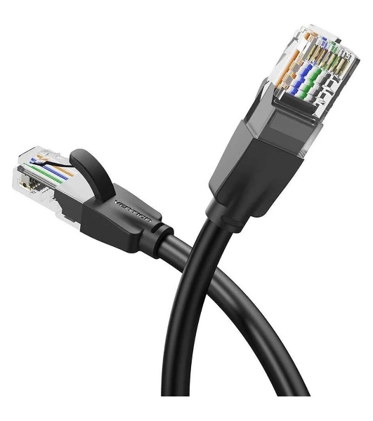 Патч-корд Vention прямой UTP cat.6, RJ45 - 15м. черный