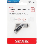 Флешка USB SanDisk IX60N iXpand Go (SDIX60N-064G-GN6NN), 64Gb, USB 3.0/Lightning, R/W 150/70, черный/серебристый, фото7