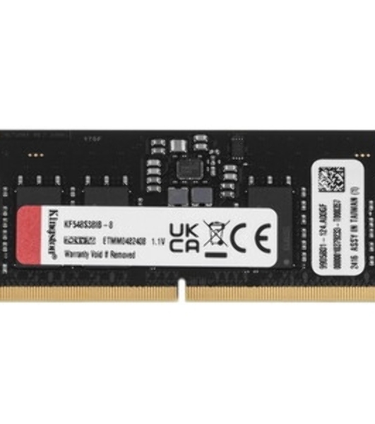 Оперативная память Kingston Fury Impact, DDR5, 8GB (1x8GB), 4800MHz, CL38 SO-DIMM