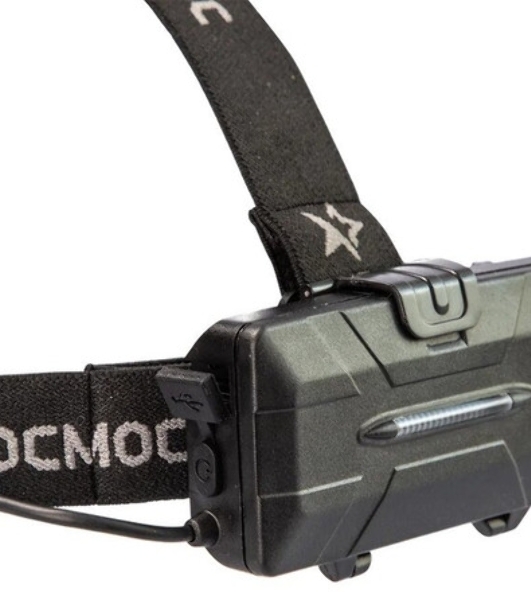 Фонарь налобный аккумуляторный КОСМОС KOC852Lit черный