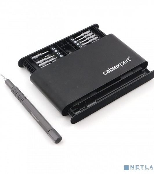 Отвертка с набором бит Cablexpert TK-SD-09R (21 предмет)