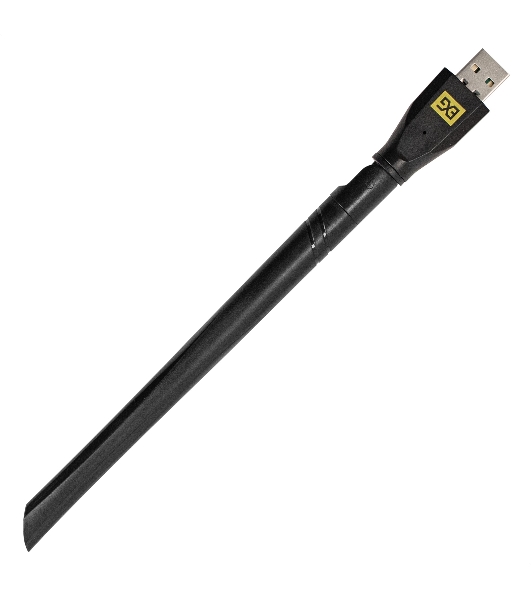 Сетевой комбо-адаптер Wi-Fi 6 + Bluetooth ExeGate EDWA-BT53-AX900 (BT5.3, Dual Band Wi-Fi AX (a/b/g/n/ax), чипсет Realtek8851, 2.4 ГГц до 286 Мбит/с + 5.8 ГГц до 600 Мбит/с, 1x5dBi внешняя антенна, USB 2.0)