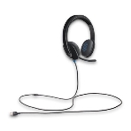 Гарнитура Logitech USB Headset H540 чёрный, проводная, USB, фото12