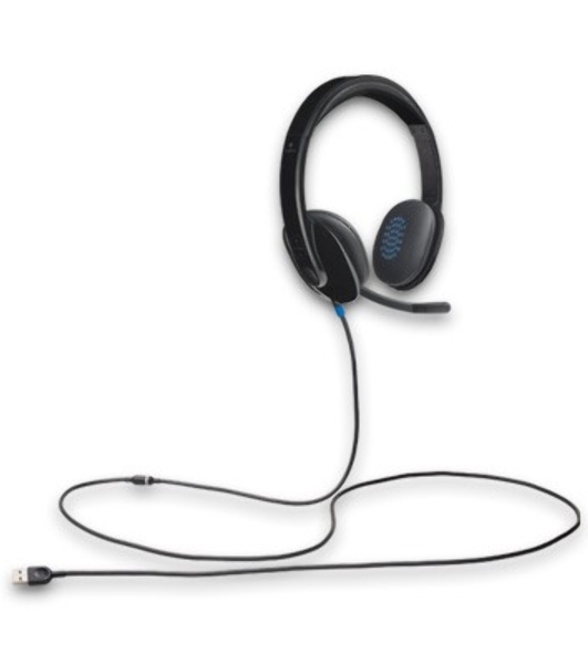 Гарнитура Logitech USB Headset H540 чёрный, проводная, USB
