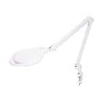 Лупа на струбцине Rexant, круглая, 5D, с подсветкой 96 LED, теплый и холодный свет, белая, фото5