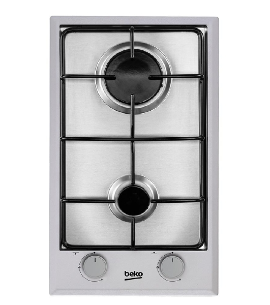 Встраиваемая газовая варочная поверхность Beko HDCG 32220 FX, Нержавеющая сталь