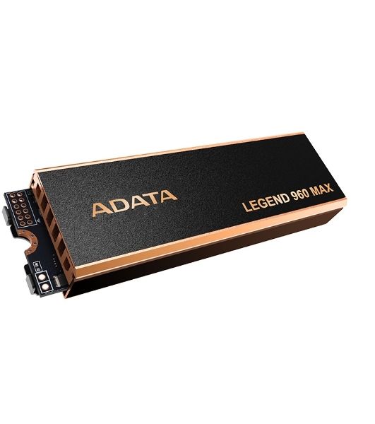 Накопитель SSD ADATA LEGEND 960 MAX, 4Tb, M.2 2280, PCIe 4.0 x4, NVMe, R/W 7400/6800, с радиатором