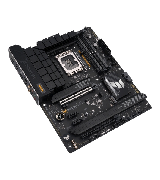 Материнская плата ASUS TUF GAMING H770-PRO WIFI, LGA 1700, Intel H770, 4xDDR5, 4xSATA, 4xM.2, 1xPCIe 5.0 x16, 1xPCIe 4.0 x4, 2xUSB-A 3.2 Gen 2, 4xUSB-A 3.2 Gen 1, 1xUSB-C 3.2 Gen 2x2, 1x2.5Gb LAN, 5x3.5 мм, 7.1, Standard-ATX