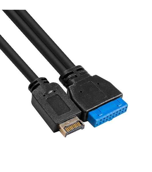 Планка USB на переднюю панель ExeGate U3H-616, 3,5', 2хUSB3.0+1хTypeC, черная, металл, подсоединение к мат. плате