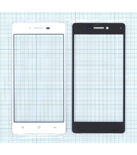 Защитное стекло для OPPO R7 белый