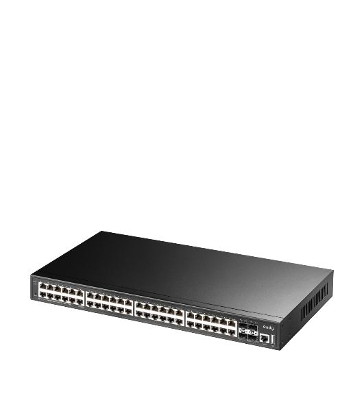 Коммутатор Cudy GS5048S4, 48×1 Гбит/с + 4×10 Гбит/с SFP+