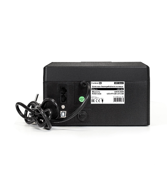 Источник бесперебойного питания ExeGate NEO Smart LHB-650.LCD.AVR.8SH.CH.RJ.USB 650VA/390W, LCD, AVR, 8*Schuko, RJ45/11, USB, 4*USB-порта для зарядки, черный