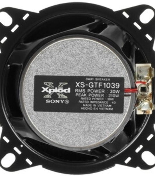 Колонки автомобильные Sony XS-GTF1039 (без решетки) 210Вт 88дБ 4Ом 10см (4дюйм) (ком.:2кол.) коаксиальные трехполосные