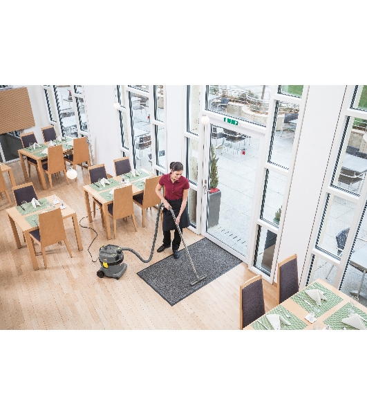 Пылесос Karcher NT 22/1 Ap L серый, 1300 Вт, уборка влажная и сухая, пылесборник мешок 22 л