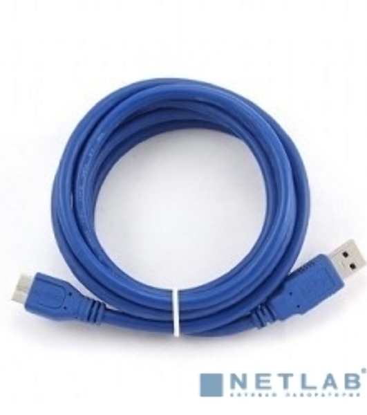 Кабель USB 3.0 для соед. 1.8м А-microB (5 pin) PRO позол.конт., пакет
