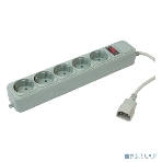 Сетевой фильтр PC Pet AP01006-E-GR 1.8м, 5 розеток, серый, фото6