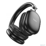 Беспроводные/проводные наушники Hoco W35 Max черный, полноразмерные, Bluetooth + проводной, до 90 ч., фото 1
