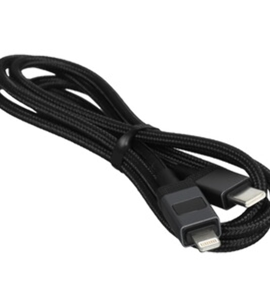 Кабель USB2.0 Hoco Type-C/Lightning, 2.4А, 27Вт,с дисплеем, X118, 1м, черный, коробка