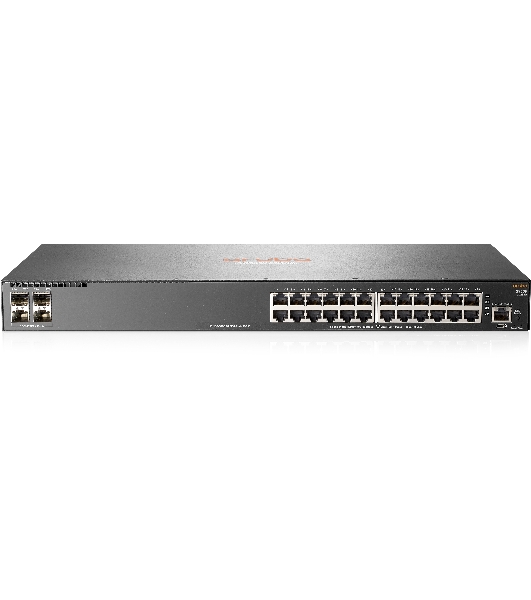 Коммутатор HPE Aruba 2930F 24G 4SFP+, 24×1 Гбит/с + 4×10 Гбит/с SFP+, управляемый