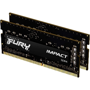 Оперативная память Kingston Fury Impact, DDR4, 32Gb (2x16Gb), 3200MHz, CL20, SO-DIMM