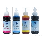 Чернила NVPrint универсальные на водной основе для аппаратов Epson, комплект 4 цвета по 100 мл, фото 1