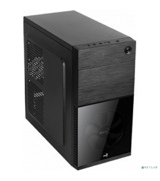 Компьютерный корпус Aerocool/Formula Cs-105, mATX, без БП, 187x361x355мм (ШxГxВ), USB 3.0 x1, USB 2.0 x1, металл 0,5мм, 120-мм вентилятор в комплекте, черный