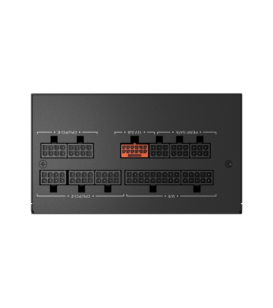 Блок питания PCCooler P5-YN1000-G1F, 1000Вт, 80 PLUS Gold, 135мм, модульный, черный