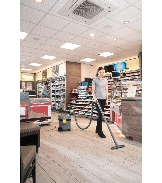 Пылесос Karcher NT 22/1 Ap L серый, 1300 Вт, уборка влажная и сухая, пылесборник мешок 22 л