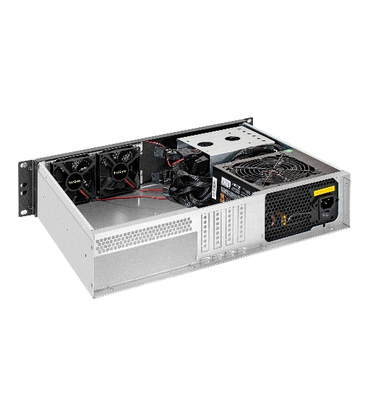 Серверный корпус ExeGate Pro 2U330-03 RM 19', высота 2U, глубина 330, БП 1100PPH-SE, 2*USB